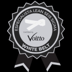 selo CERTIFICAÇÃO WHITE BELT